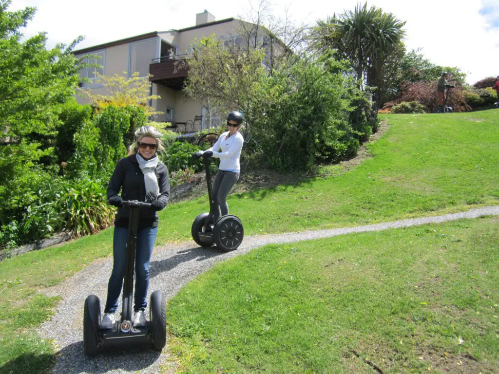 ren segway nerför backen